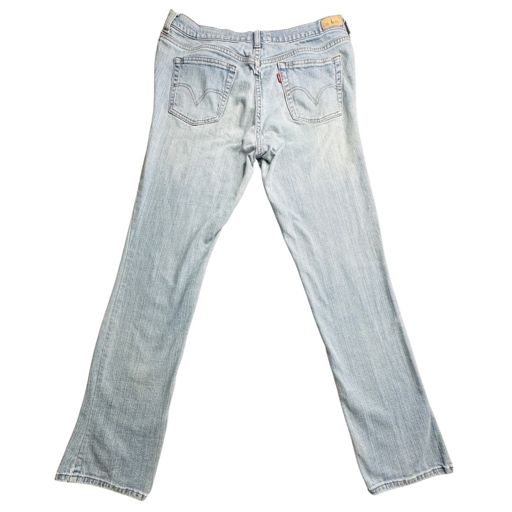 Levi's 505 Straight Leg Jeans Womens Light Wash Denim Classic Fit Comfort 34x31